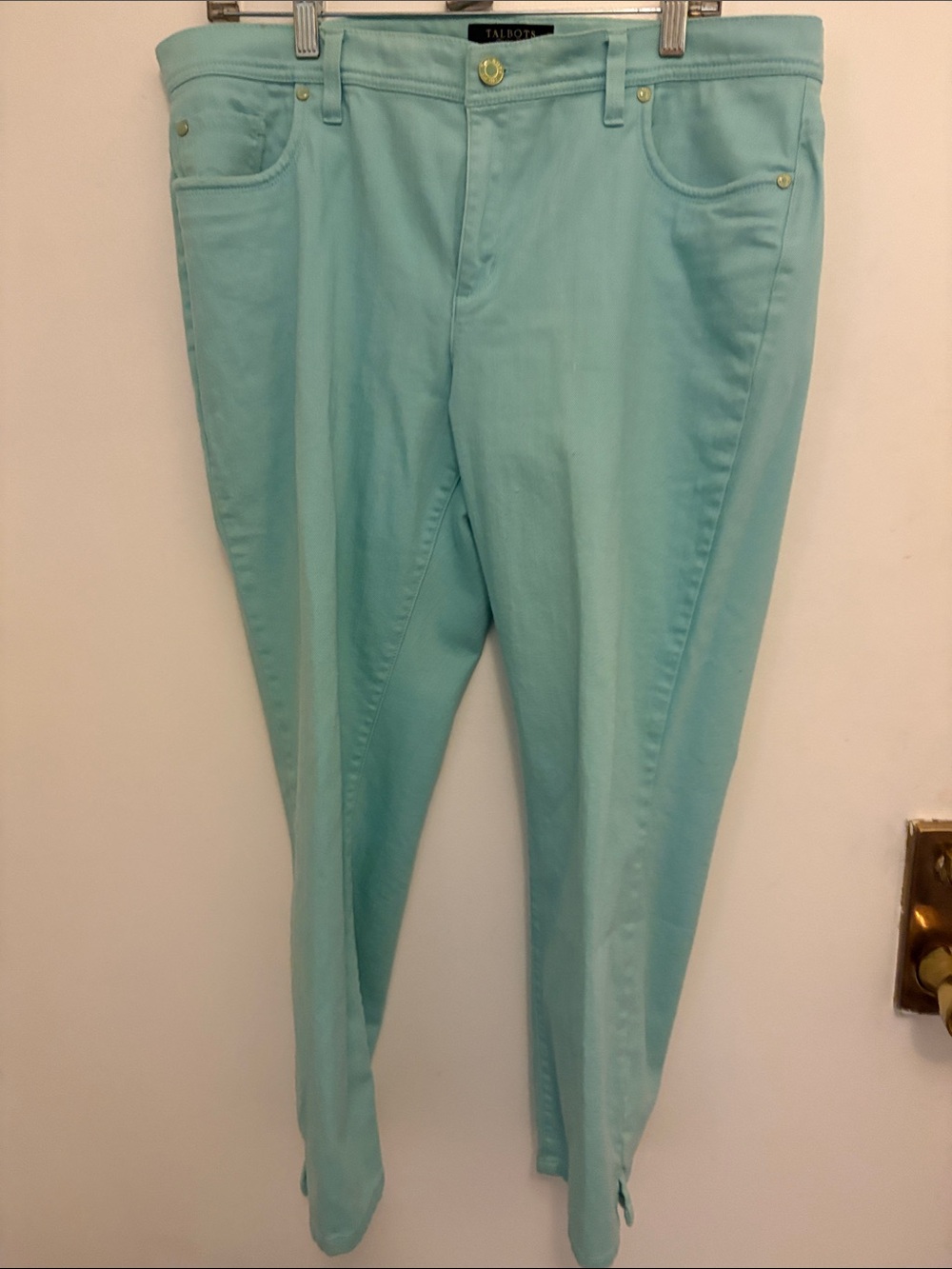 Talbots Women’s Aqua Skinny Jeans